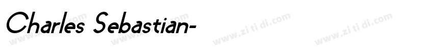 Charles Sebastian字体转换